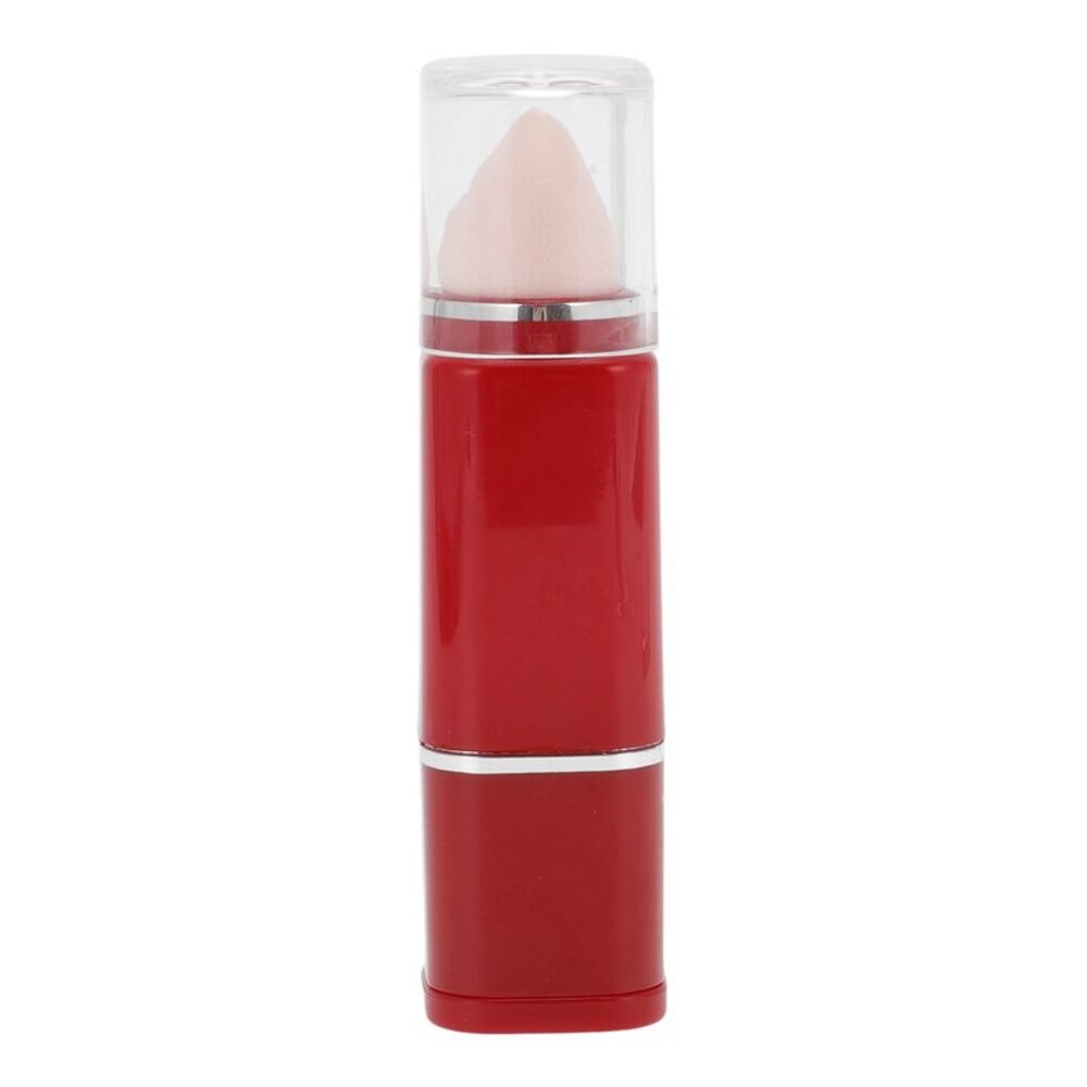 Makeup Square 2 in 1 Cosmetic Brush Red